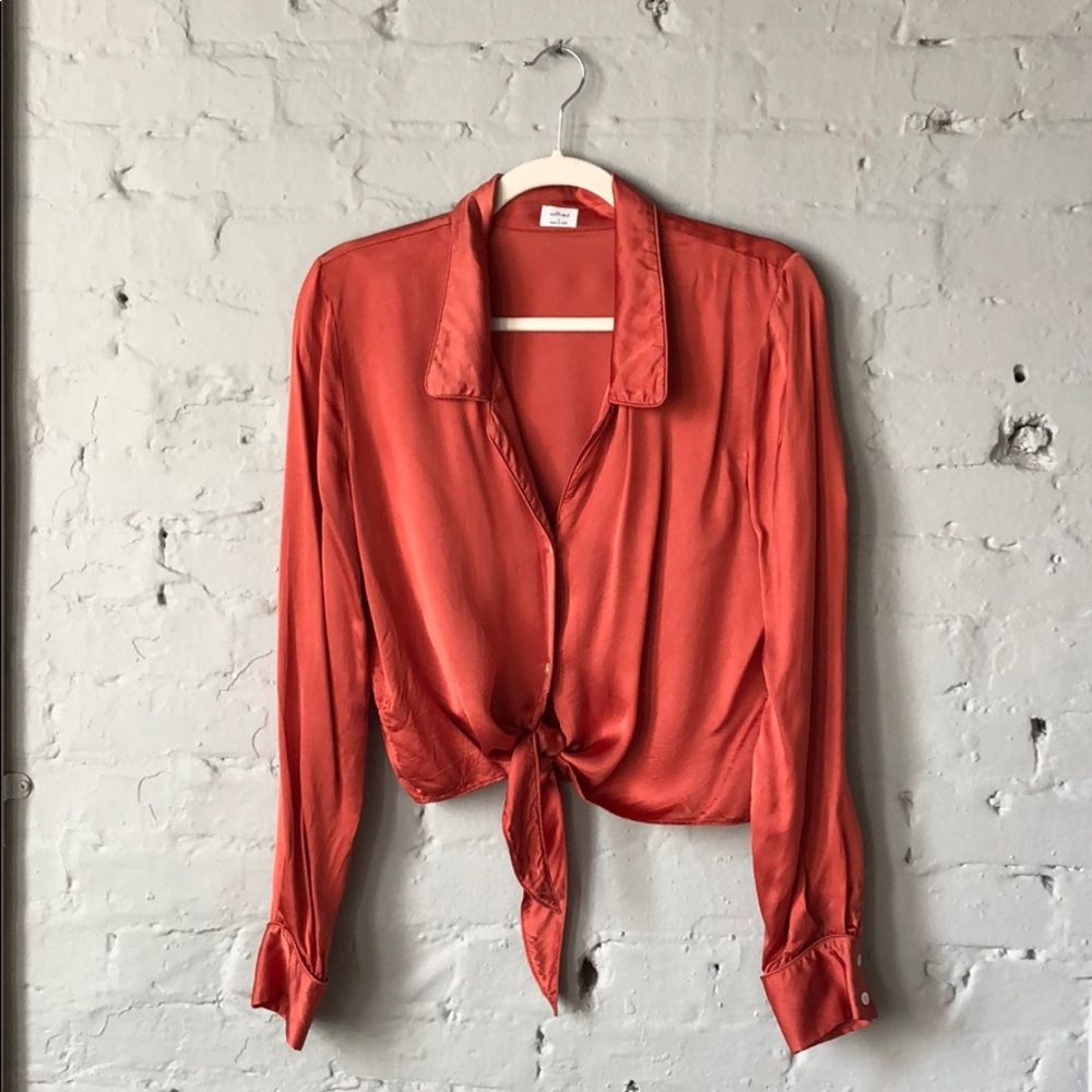 Wilfred - Tie-Front Blouse Aritzia